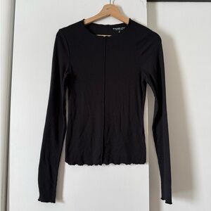 Abercrombie & Fitch Classic Black Long Sleeve Tee